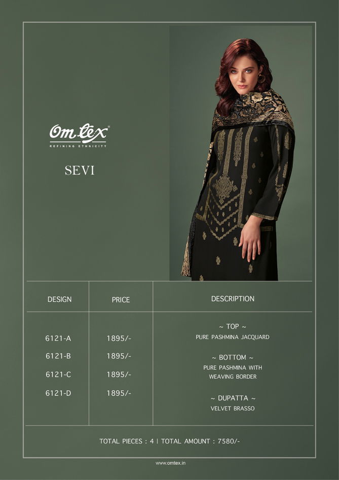 Sevi By Omtex Pashmina Jacquard Salwar Kameez Wholesalers In Delhi
